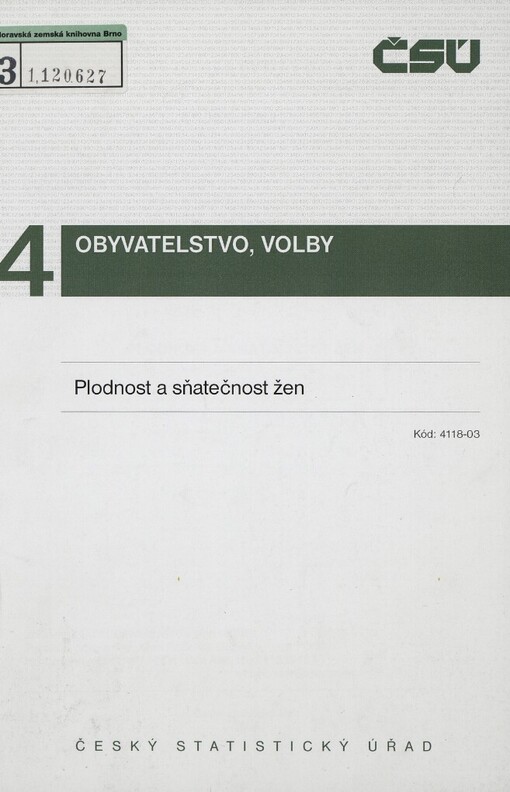 Plodnost a sňatečnost žen