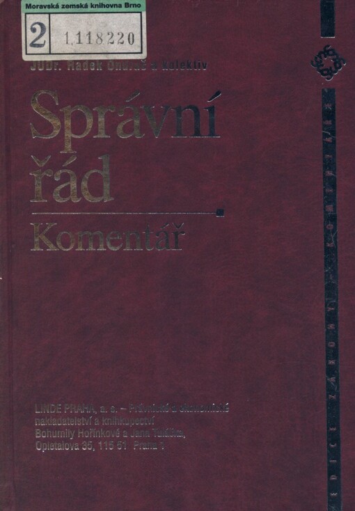 Správní řád: komentář