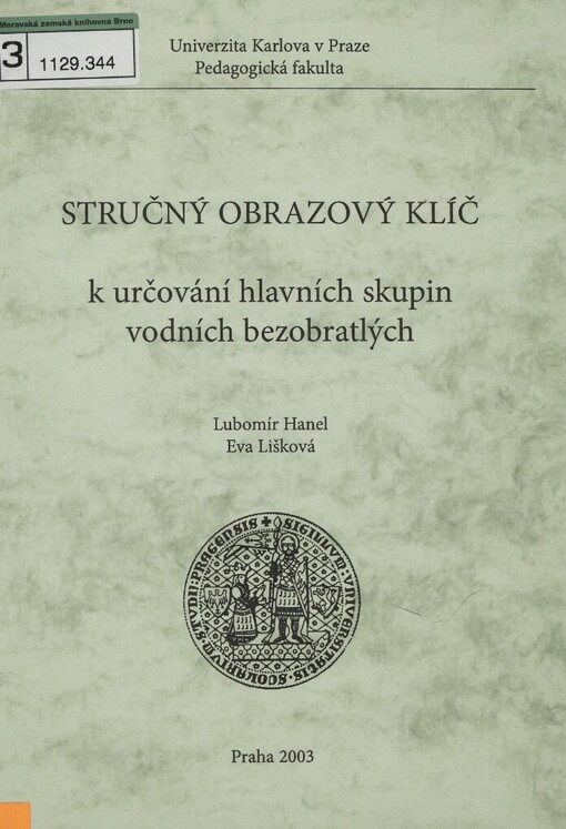 Stručný obrazový klíč k určování hlavních skupin vodních bezobratlých
