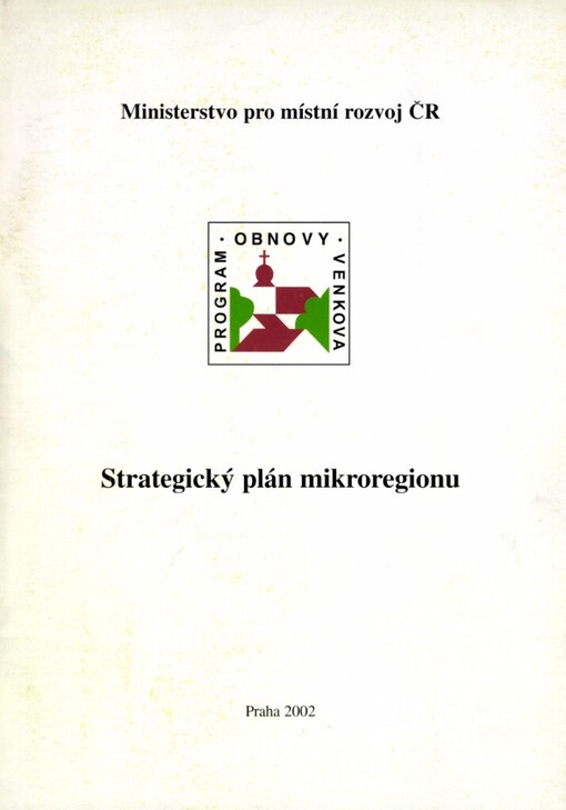 Strategický plán mikroregionu