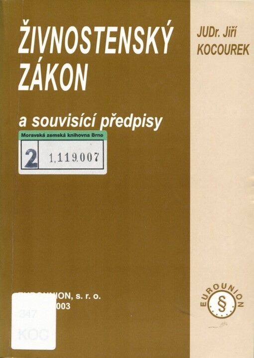 Živnostenský zákon a souvisící předpisy