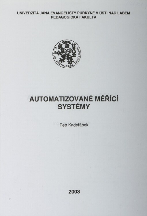 Automatizované měřící systémy