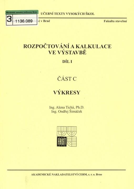 Rozpočtování a kalkulace ve výstavbě