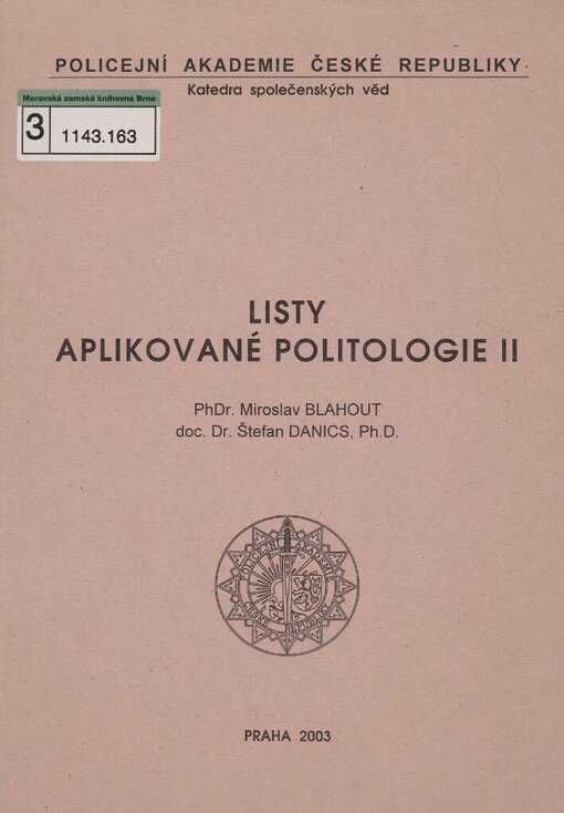 Listy aplikované politologie II