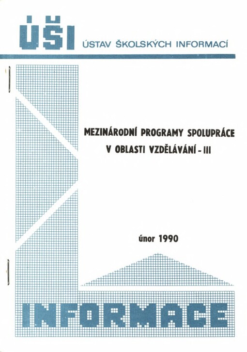 Mezinárodní programy spolupráce v oblasti vzdělávání