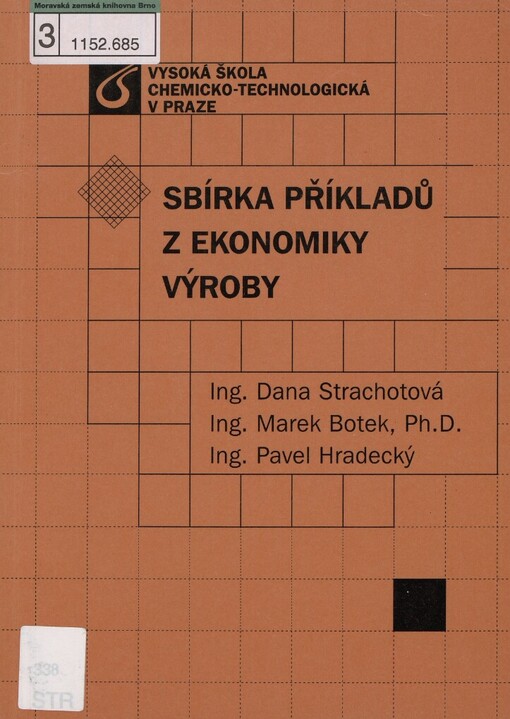 Sbírka příkladů z ekonomiky výroby