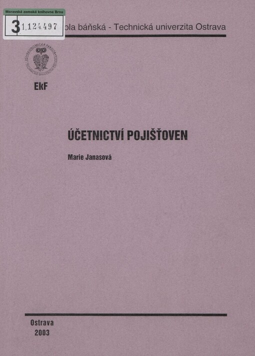 Účetnictví pojišťoven