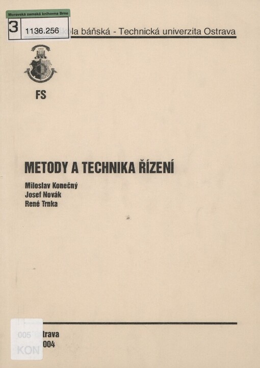 Metody a technika řízení
