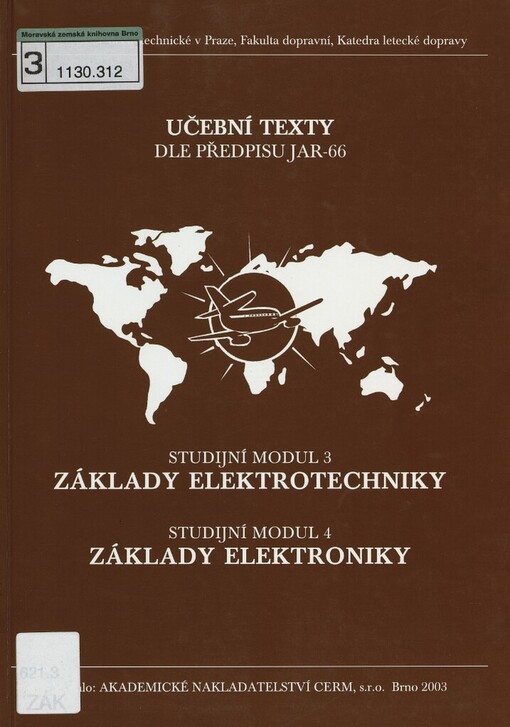 Základy elektrotechniky: studijní modul 3