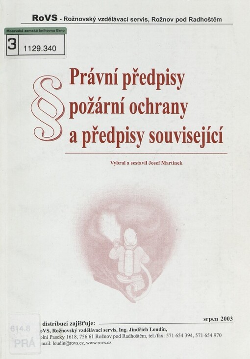 Právní předpisy požární ochrany a předpisy související