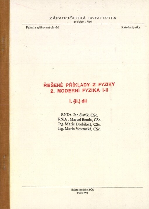 Řešené příklady z fyziky