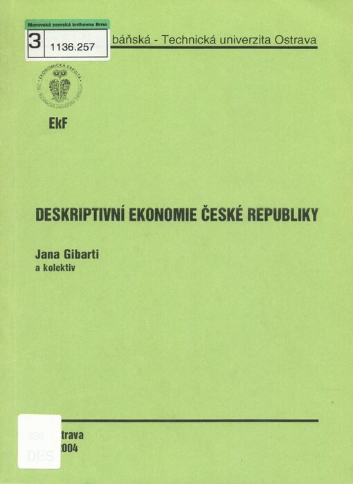 Deskriptivní ekonomie České republiky