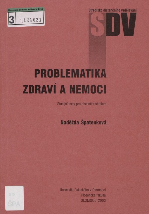 Problematika zdraví a nemoci