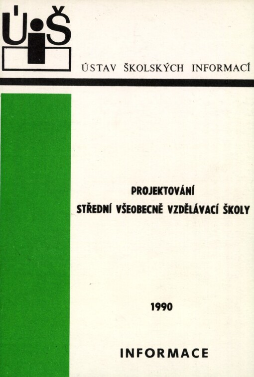 Projektování střední všeobecně vzdělávací školy