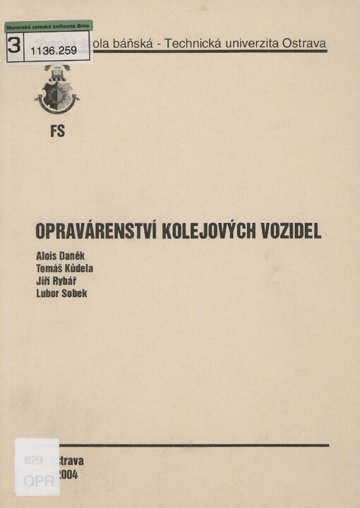 Opravárenství kolejových vozidel