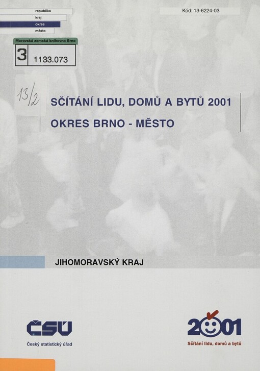 Sčítání lidu, domů a bytů 2001