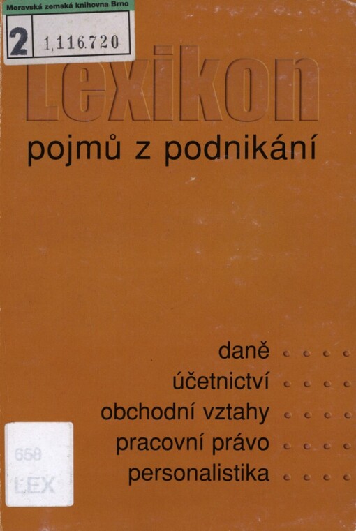 Lexikon pojmů z podnikání