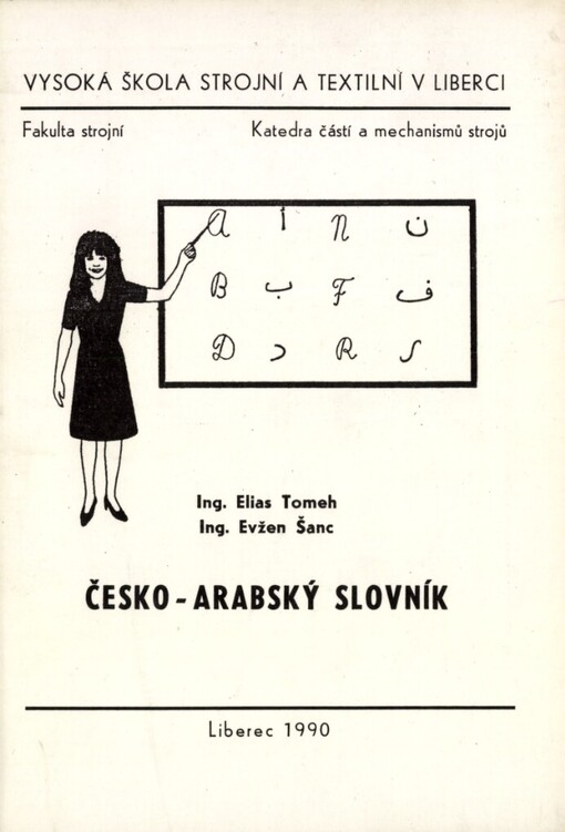 Česko-arabský slovník: určeno posl. z arabských států