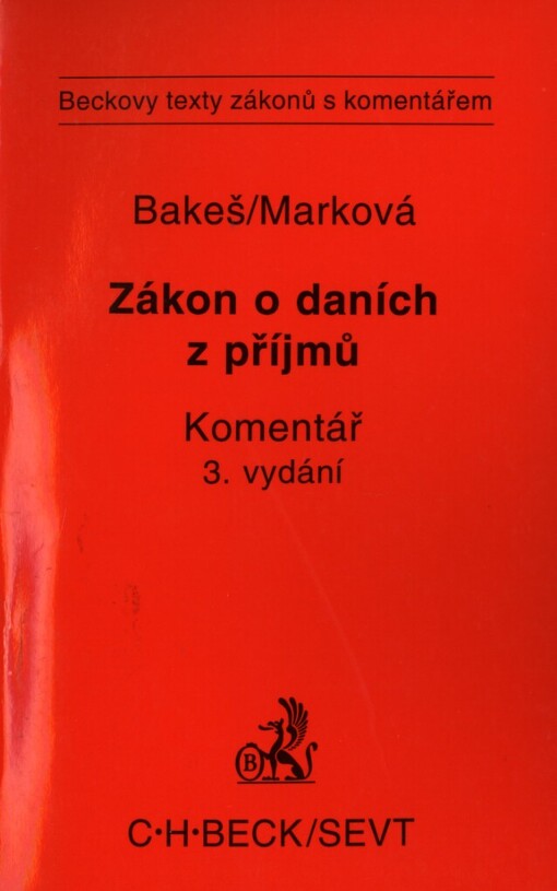 Zákon o daních z příjmů: komentář