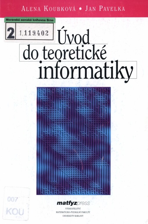 Úvod do teoretické informatiky