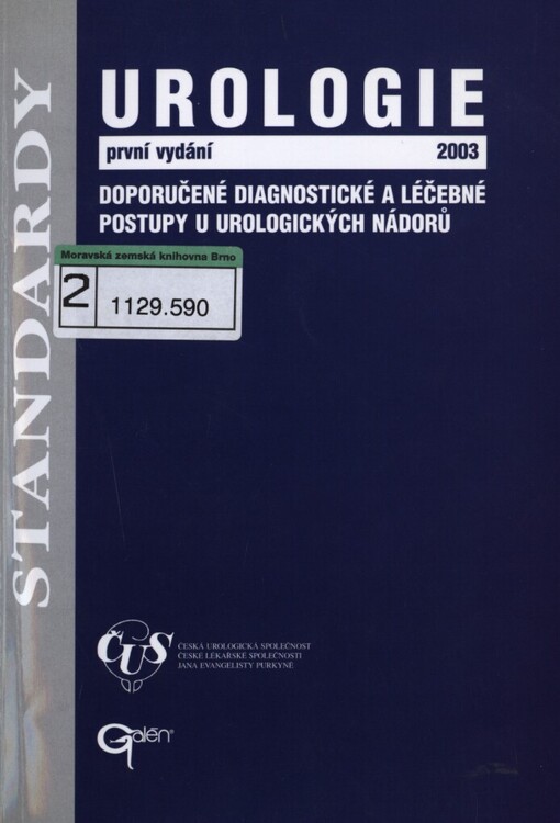 Urologie: doporučené diagnostické a léčebné postupy u urologických nádorů