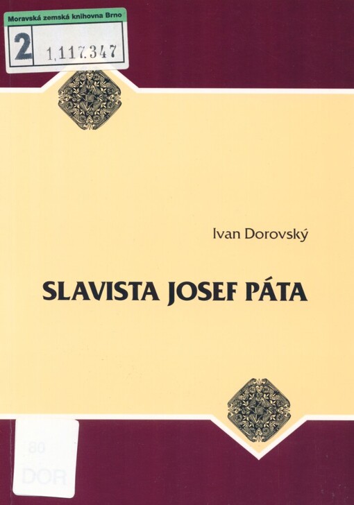 Slavista Josef Páta