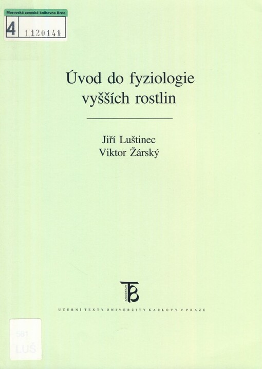 Úvod do fyziologie vyšších rostlin