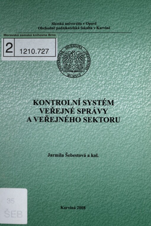 Kontrolní systém veřejné správy a veřejného sektoru
