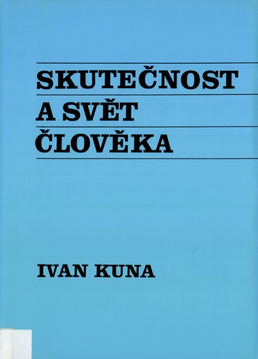 Skutečnost a svět člověka