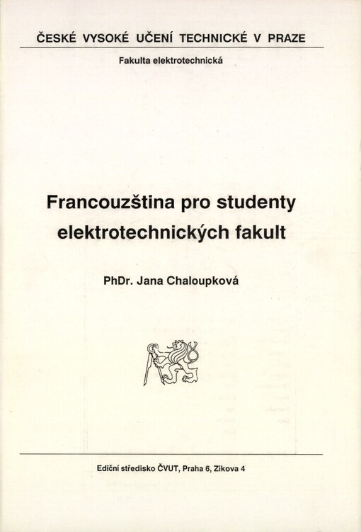 Francouzština pro studenty elektrotechnických fakult