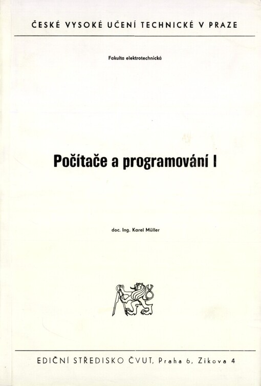 Počítače a programování I
