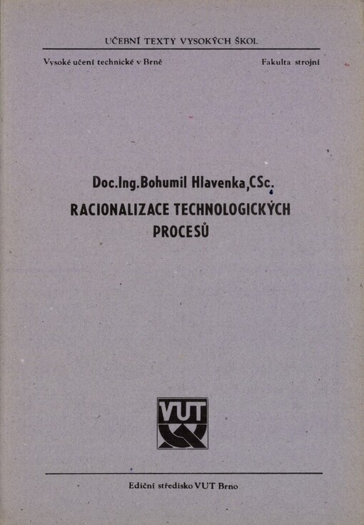 Racionalizace technologických procesů
