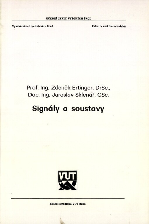 Signály a soustavy