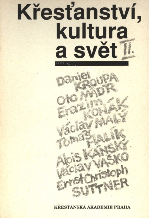 Křesťanství, kultura a svět: (sborník přednášek)