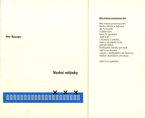 Vodní mlýnky: [výbor z let 2001, 2002]