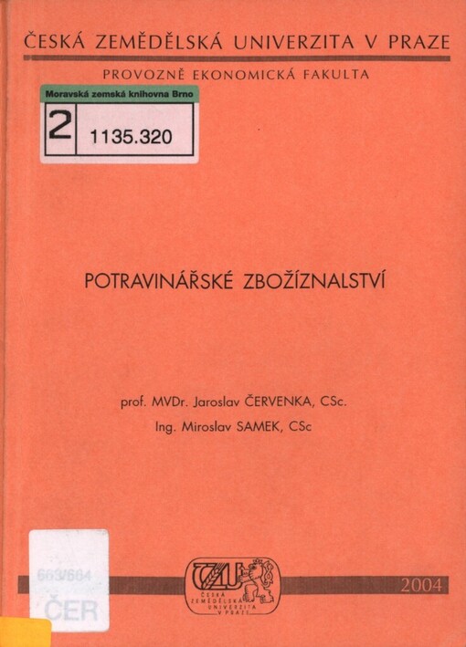 Potravinářské zbožíznalství