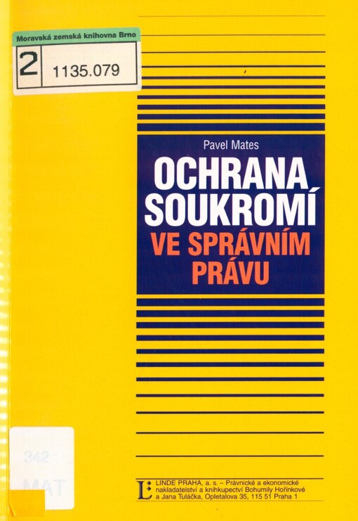 Ochrana soukromí ve správním právu