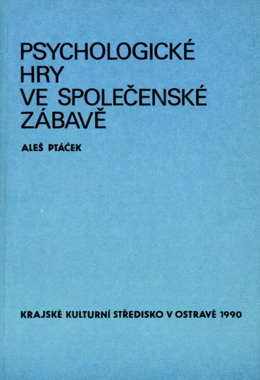 Psychologické hry ve společenské zábavě