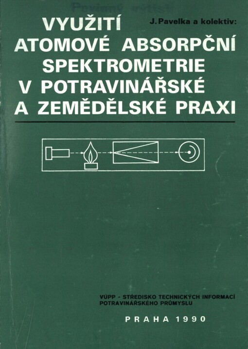Využití atomové absorpční spektrometrie v potravinářské a zemědělské praxi