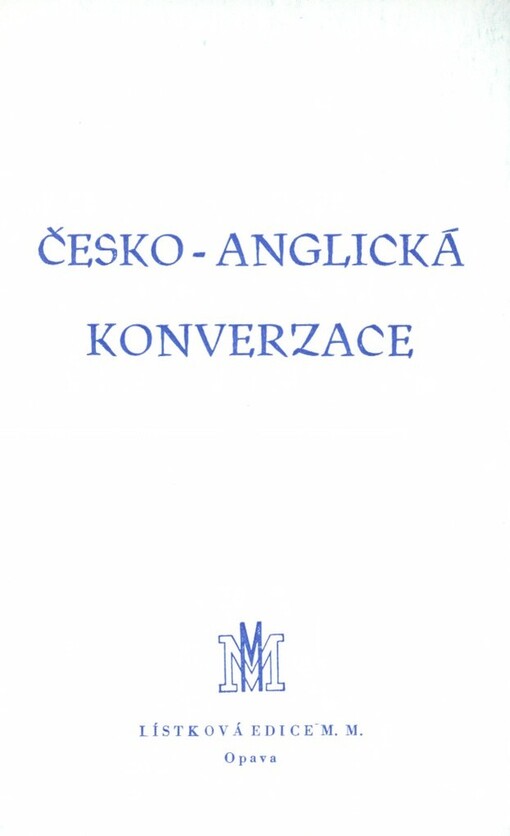 Česko-anglická konverzace