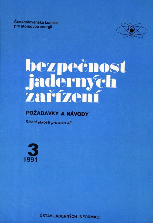 Řízení jakosti provozu jaderné elektrárny