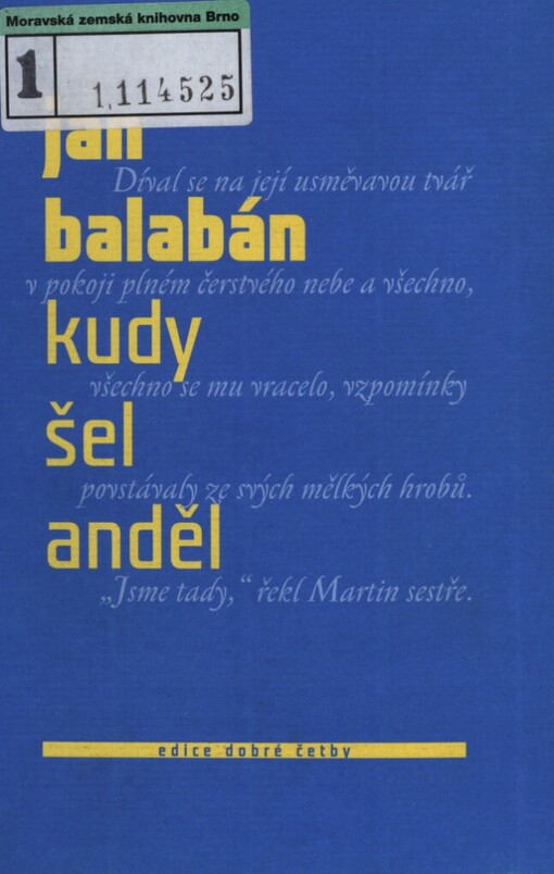 Kudy šel anděl, 1. vyd.