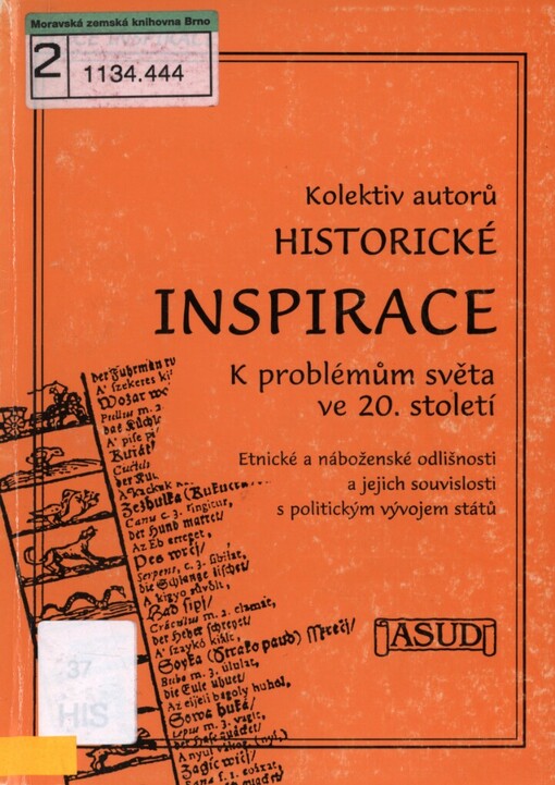Historické inspirace: k problémům světa ve 20. století : etnické a náboženské odlišnosti a jejich souvislosti s politickým vývojem států
