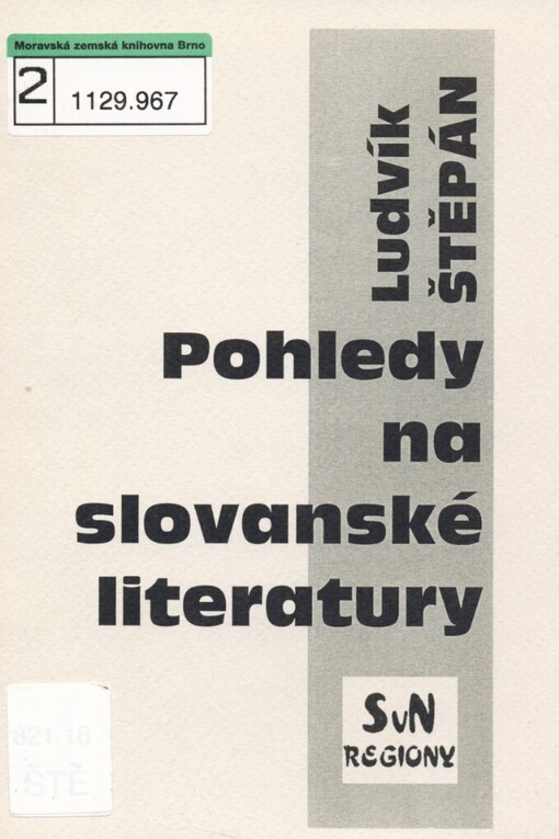 Pohledy na slovanské literatury