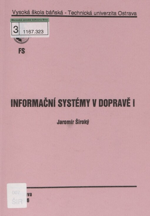 Informační systémy v dopravě I