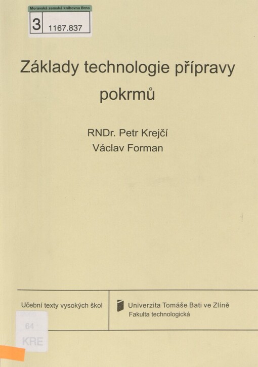 Základy technologie přípravy pokrmů