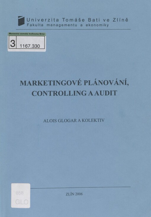 Marketingové plánování, controlling a audit