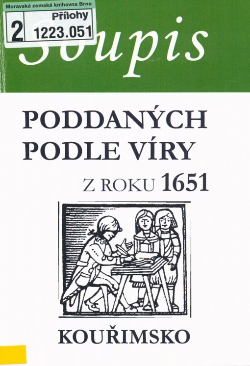 Soupis poddaných podle víry z roku 1651, 2., dopl. vyd.