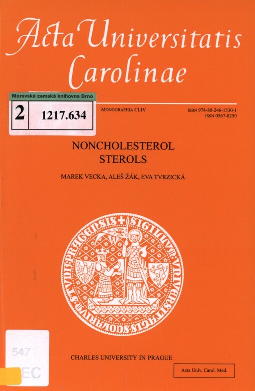 Noncholesterol sterols