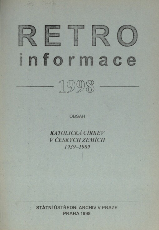Katolická církev v českých zemích 1939-1989
